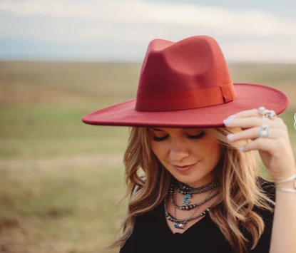 The Maddie Hat - Burgundy