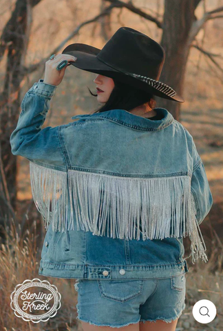 Rhinestone Rodeo Denim Jacket