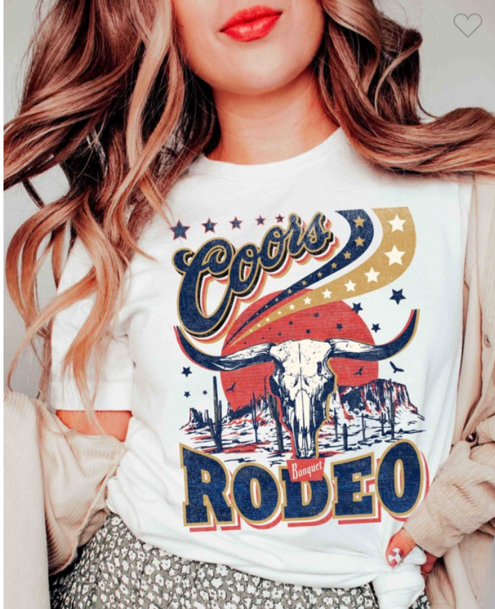 Coors Rodeo Graphics Top