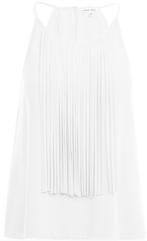 Spaghetti Fringe Top - Off White