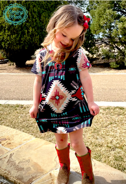 Virginia Bluebell Dress - Kids