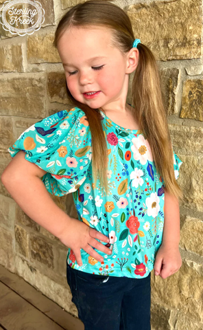 Mini Beautiful In Bloom Top