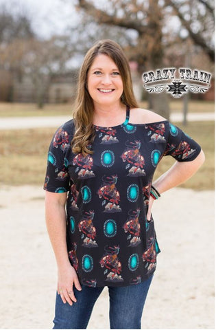 Concho Cowboy Top