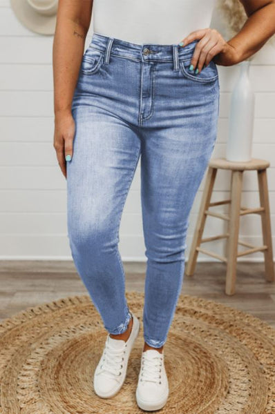 Plus Size High Rise Skinny Jeans