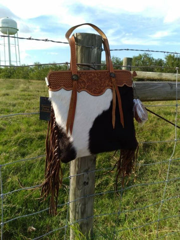 Large Cowhide Shoulder Bag