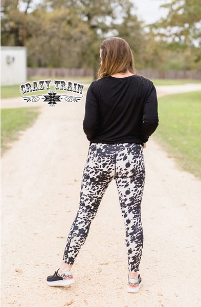 Inside Out Leggings -  Cowhide