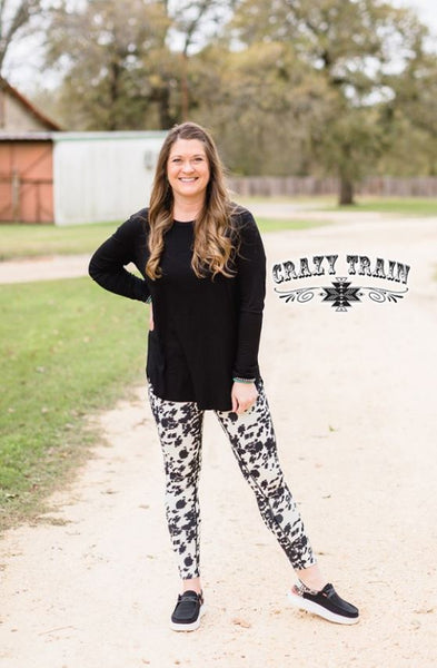 Inside Out Leggings -  Cowhide