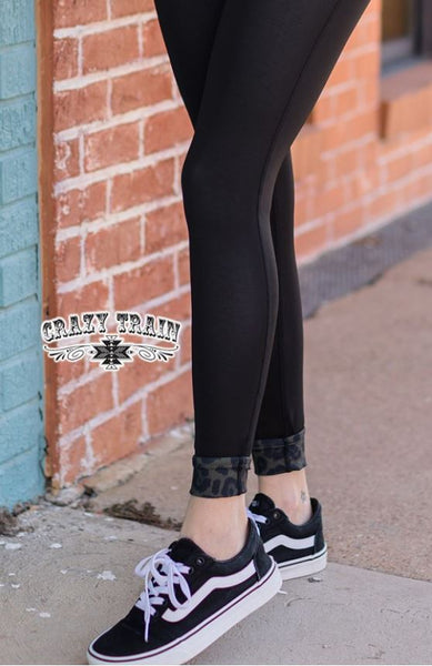 Inside Out Leggings - Leopard