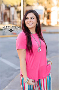 Just Peachy Coral Blouse