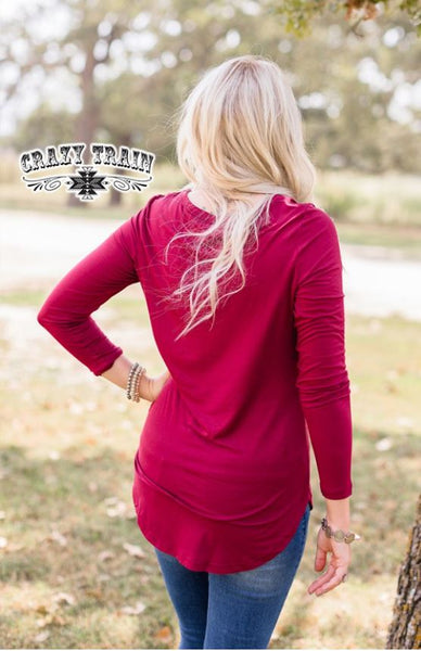 Pinedale Basic- Maroon