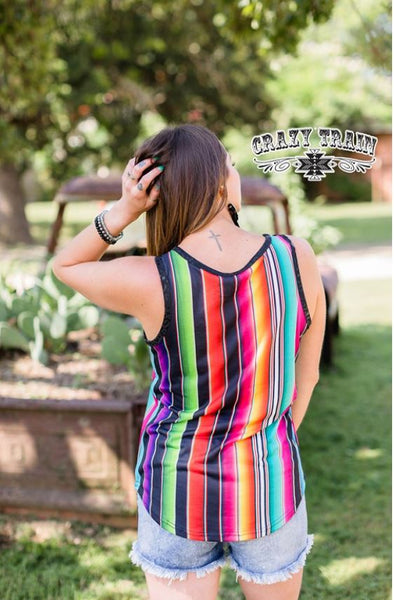 Poppin Serape Tank