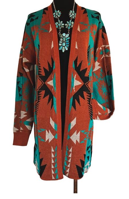 San Jose Aztec Knit Cardigan