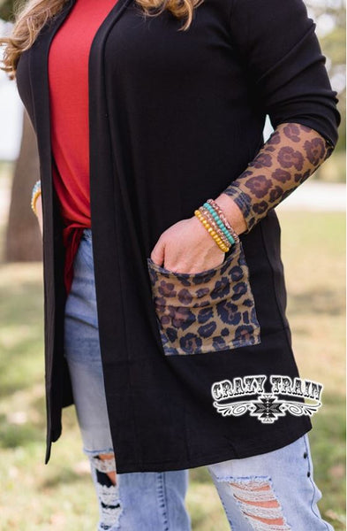 The Laramie Cardigan - Leopard