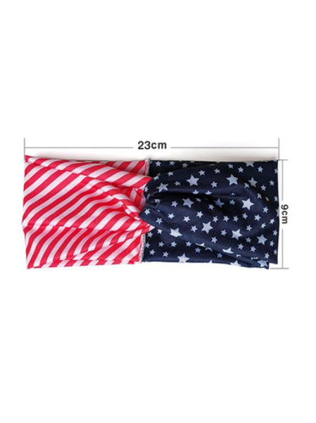 American Flag Headwrap